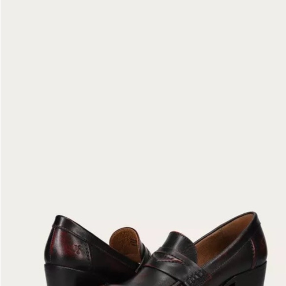 FRYE AND CO. Black and Brown Loafers